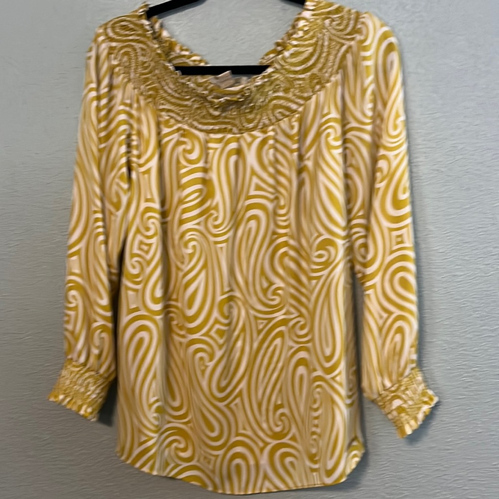 Michael kors blouse off the shoulder